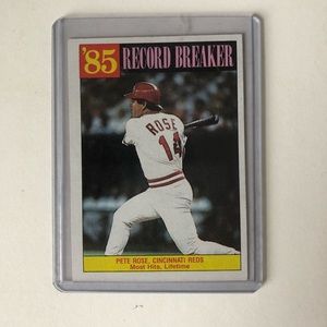 Pete Rose Record Breaker Card ‘85